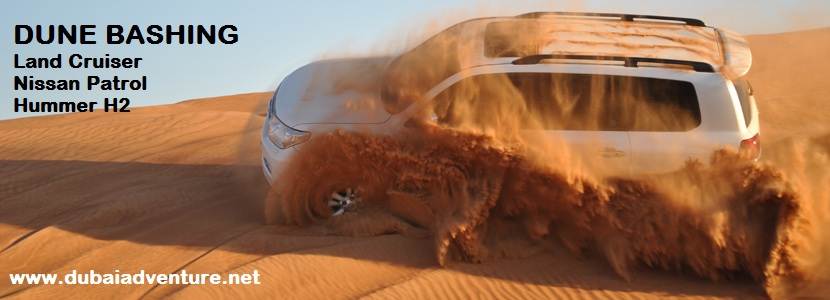 dune bashing in dubai desert safari tour