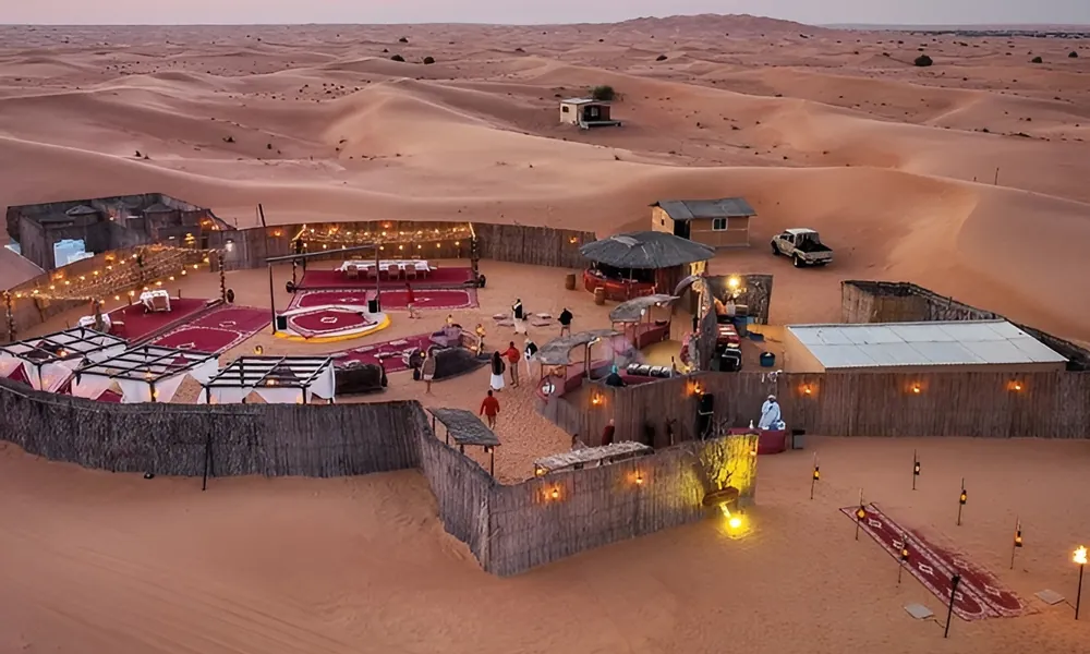 desert safari camps in Dubai